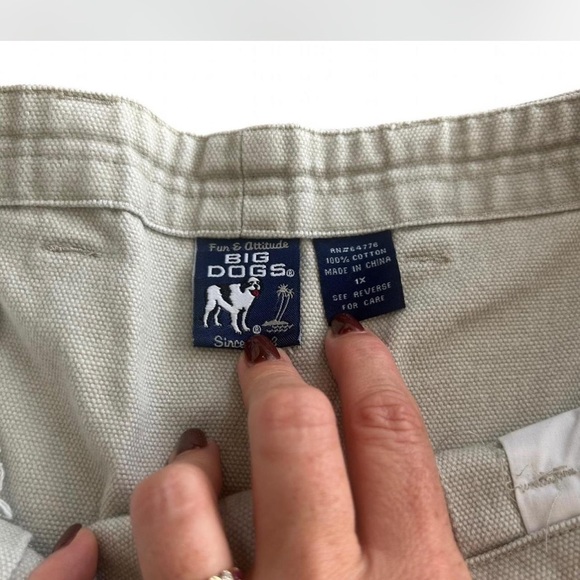 |Big Dogs| Vintage 90s Chino Shorts Men's *1X - Picture 3 of 5